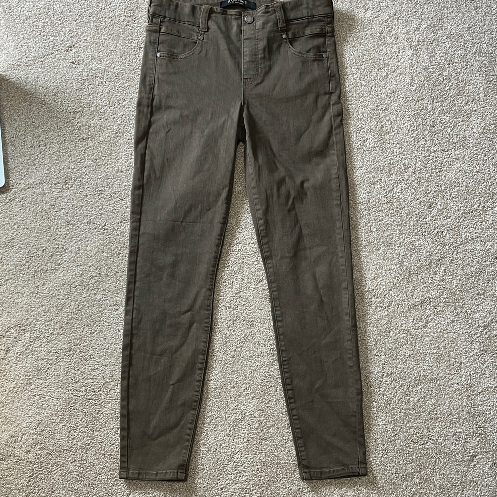 NWOT Liverpool Women's Olive Bark Skinny Ankle Jeans size 4